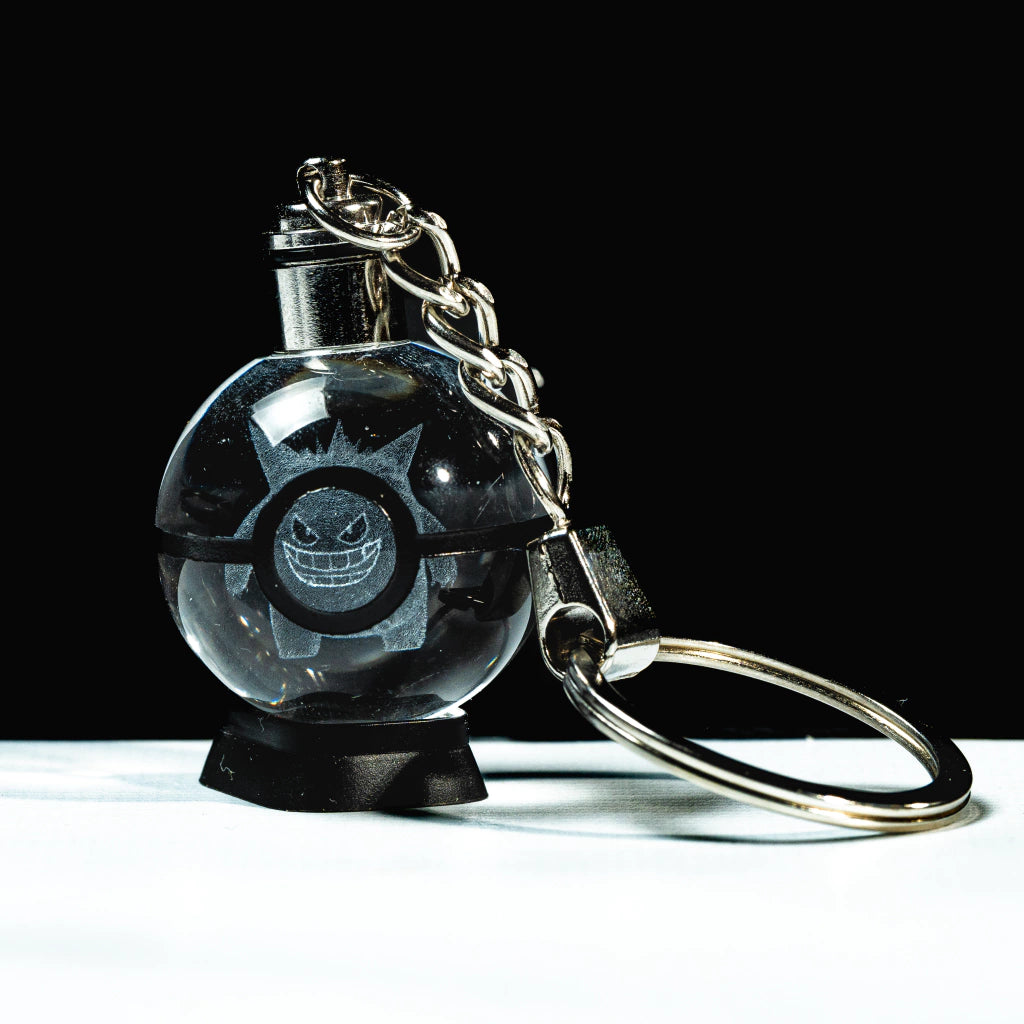 Llavero Led 3D Luminoso de Cristal